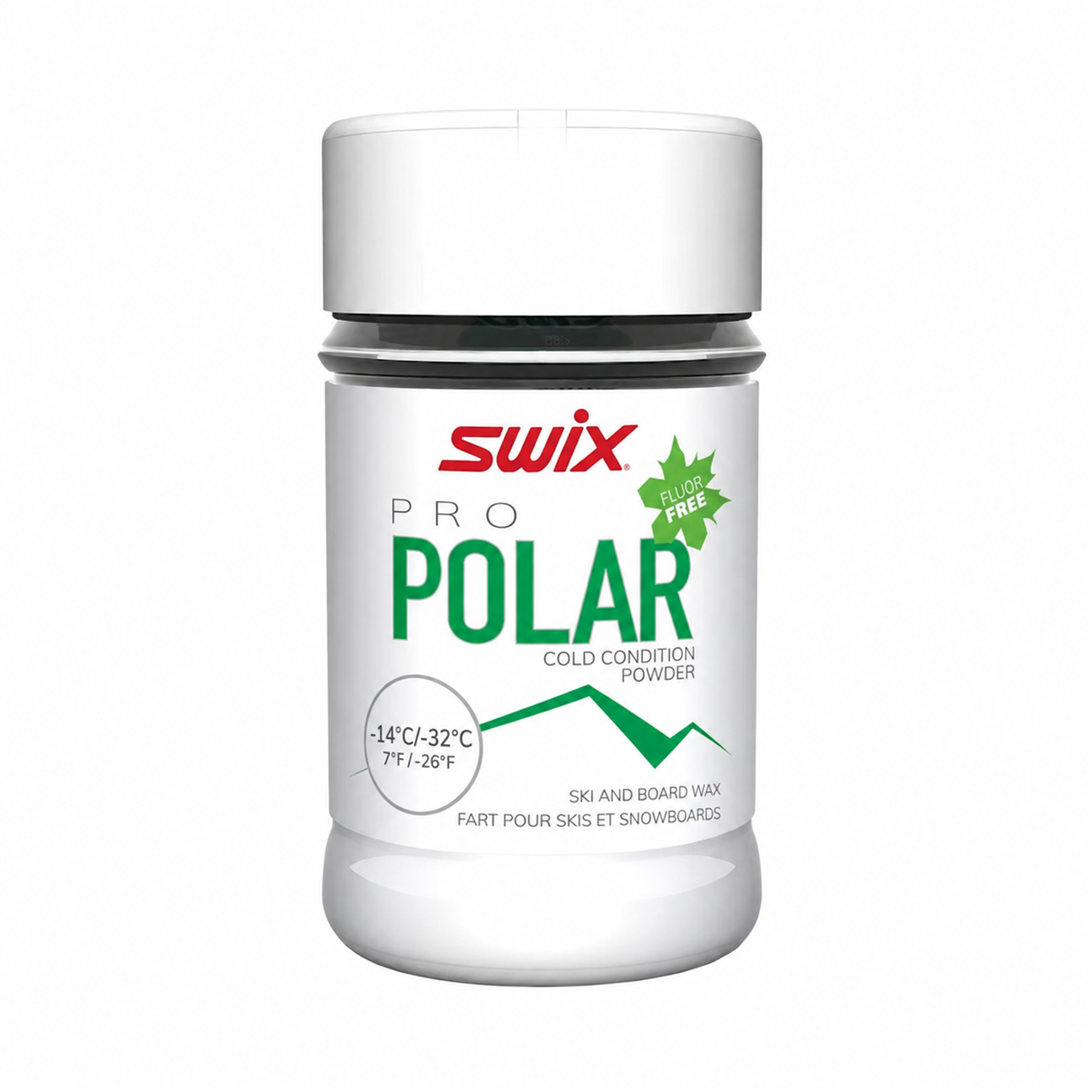 Swix PS Polar Powder Ski Snowboard Overlay Wax, 30g - (PSP-3)