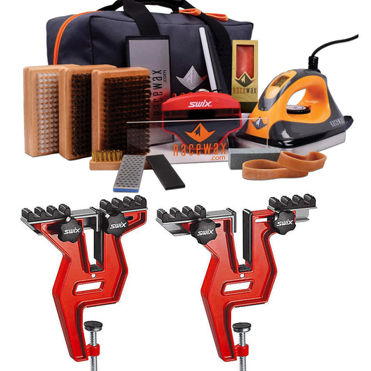 RaceWax Digital Elite Ski Snowboard Wax Tuning Kit with Snowboard Vise - (ZB-5846)
