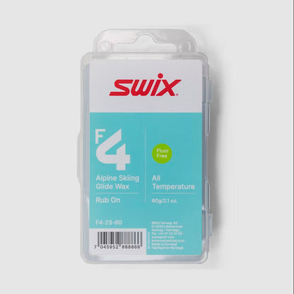 Swix F4 Glidewax Rub-on with Cork 60g - (F4-23-60)