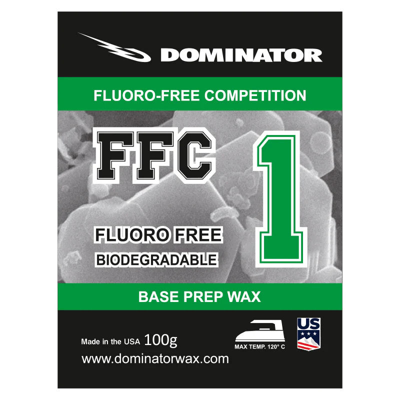 Dominator Flouro-Free Competition 1 Biodegradable Base Prep Wax 100g