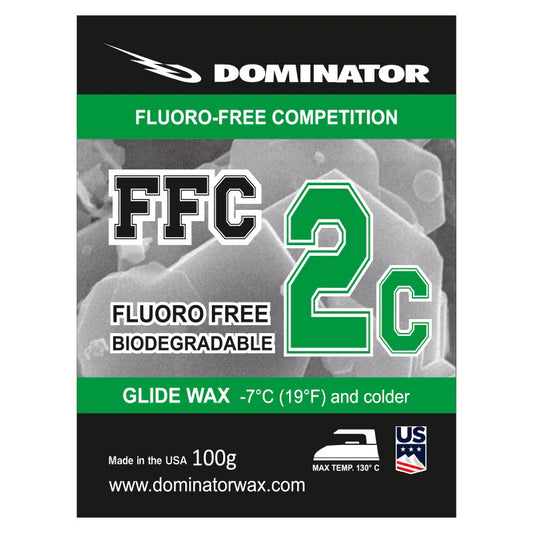 Dominator Flouro-Free Competition 2C Biodegradable Glide Wax 100g - (-7° C and Colder)