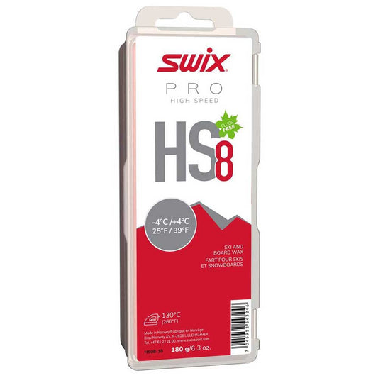 Swix HS8 Ski Snowboard Glide Wax HS08-180g - (HS08-18)