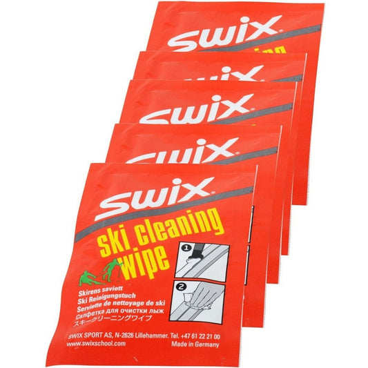 Swix Ski Cleaner Wipe, 5pcs/pack - (I60C)