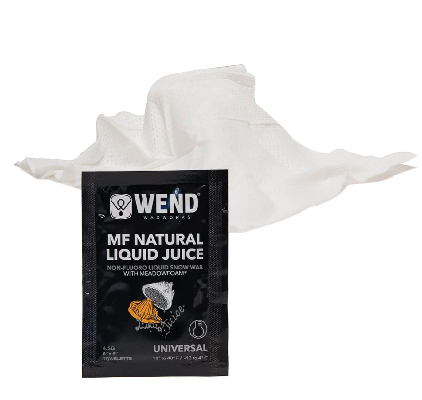 WEND MF Natural Liquid Juice Universal Towelettes 4.5g