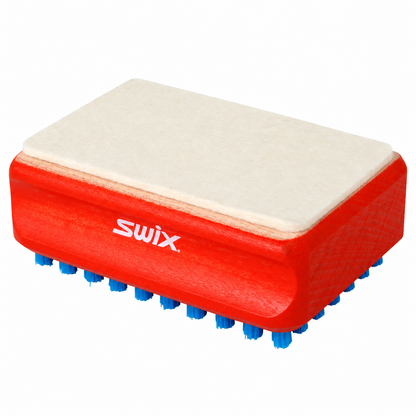 Swix T166B Rectangular Combi Brush, Felt and Nylon - (T0166B)