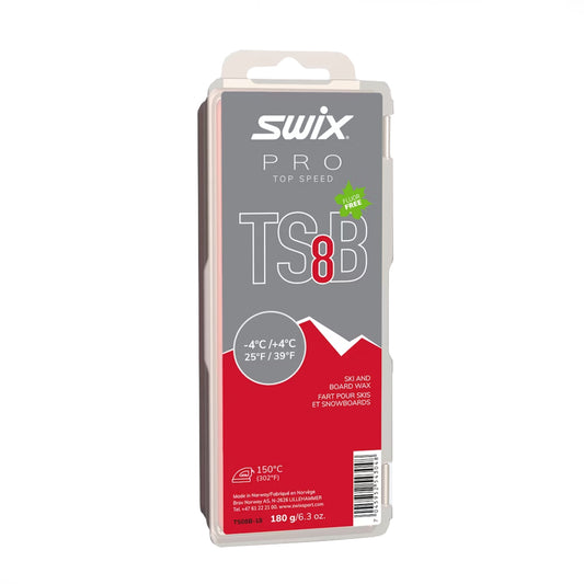 Swix Pro Top Speed Ski Snowboard Race Wax Black TS8B 180g - (TS08B-18)