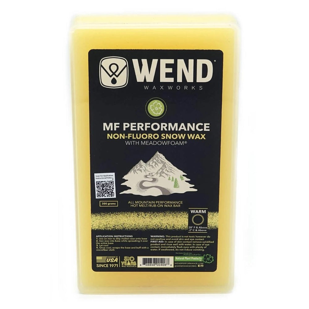 WEND MF Performance Warm Yellow Wax (28°F/-2°C & Above) - 300g - (WBB11B-A)