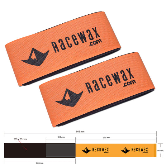 Racewax Ski Ties, One Pair, Larger, Longer, Wider - (PC-3303)
