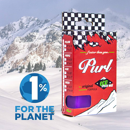 Purl All-Temp/Universal Purple Ski and Snowboard Wax - 68g - (1001)