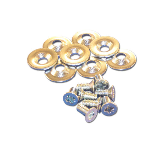 Burton Style Snowboard Binding Hardware 12 mm Screws Washers - (RA-3526)